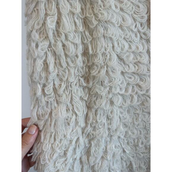 THE GREAT. Cream Textured Cardigan - Picture 11 of 11